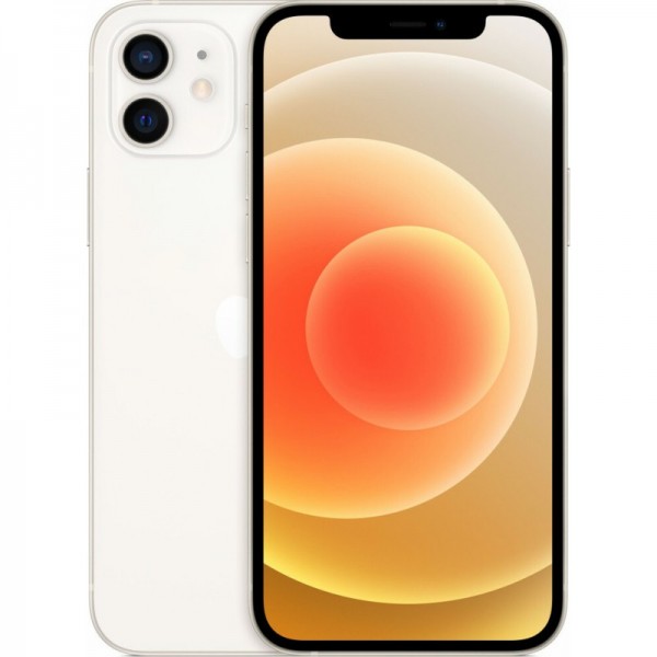 Apple iPhone 12 (4GB/64GB) White Εκθεσιακό (1 Year Warranty) 89% + Battery